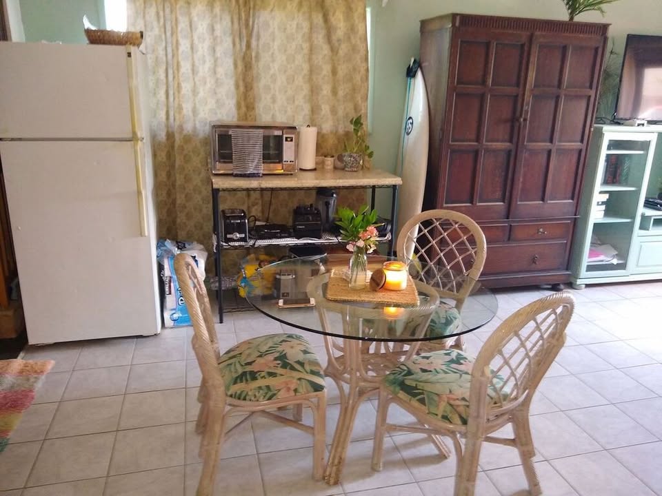 Living room with sofa and TV